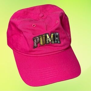 PUMA Women’s Cotton logo Pink Ballcap Adjustable Strapback STYLE NO. PV7-0750